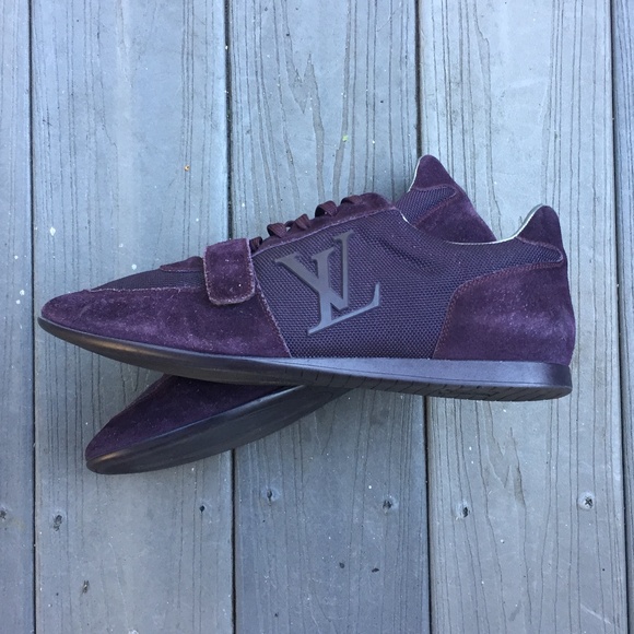 purple louis vuitton shoes